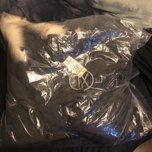 Spire by galaxy fir hood Coat - Picture 2 of 3